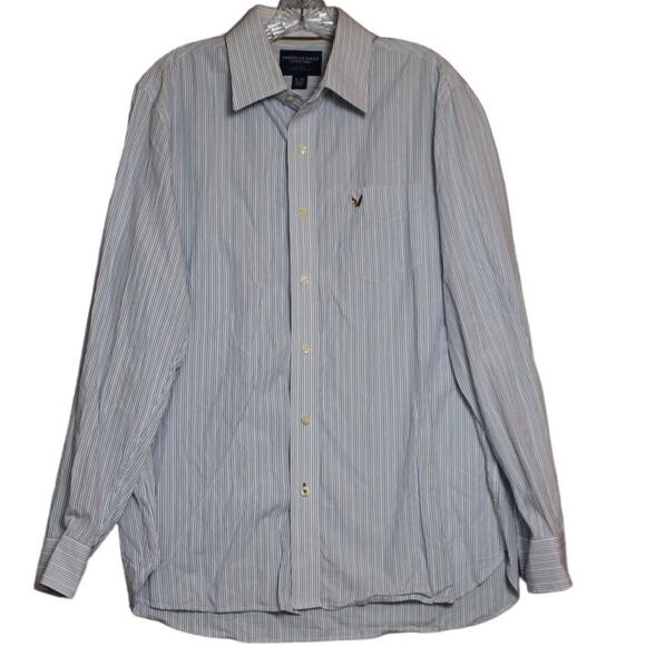 American Eagle Outfitters Men’s Button Down Shirt Size XL Striped - Picture 1 of 6